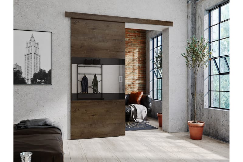 Clonmore Highboard - Sort - Opbevaring - Skab - Skabe