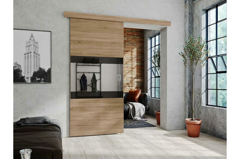 Clonmore Highboard - Sort - Opbevaring - Skab - Skabe