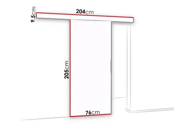 Clonmore Highboard White - Hus & renovering - Byggeri - Dørre & porte - Skydedøre
