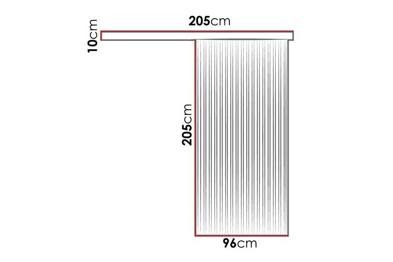 Clonmore Highboard White - Hus & renovering - Byggeri - Dørre & porte - Skydedøre