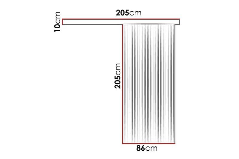 Clonmore Highboard White - Hus & renovering - Byggeri - Dørre & porte - Skydedøre