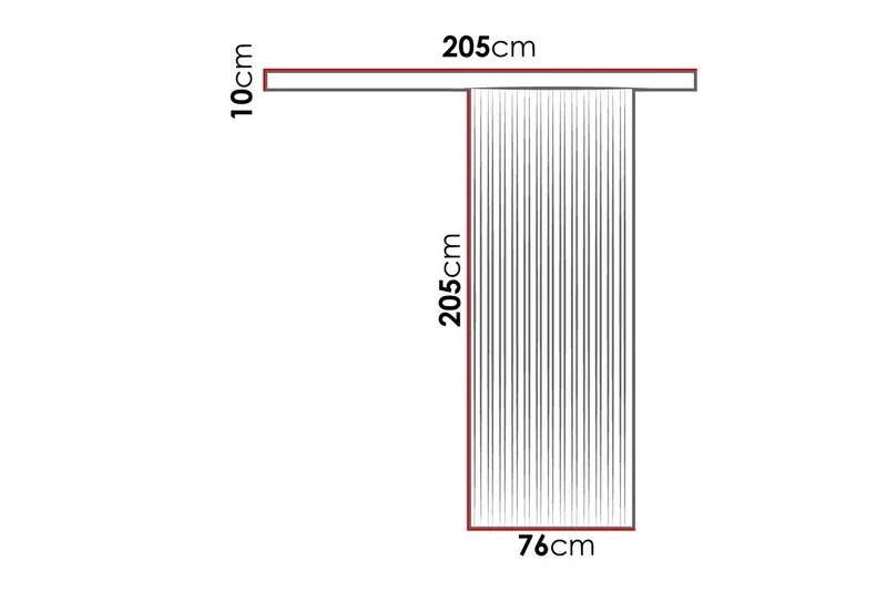 Clonmore Highboard White - Hus & renovering - Byggeri - Dørre & porte - Skydedøre
