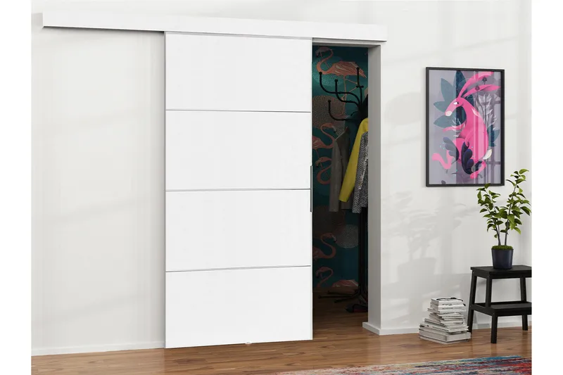 Clonmore Highboard White - Hus & renovering - Byggeri - Dørre & porte - Skydedøre