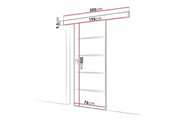 Clonmore Highboard White - Hus & renovering - Byggeri - Dørre & porte - Skydedøre