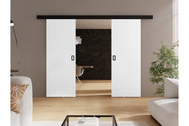 Clonmore Skydedør - Hvid - Hus & renovering - Byggeri - Dørre & porte - Skydedøre