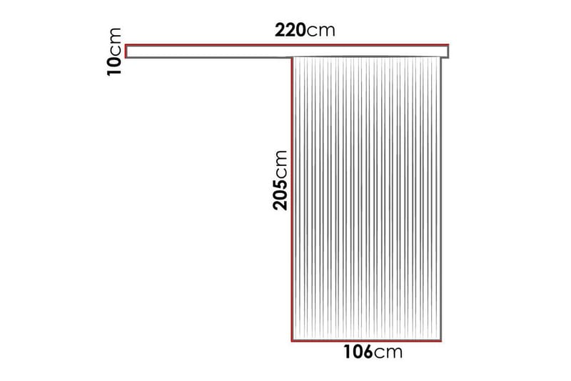 Clonmore Skydedør - Hvid - Hus & renovering - Byggeri - Dørre & porte - Skydedøre