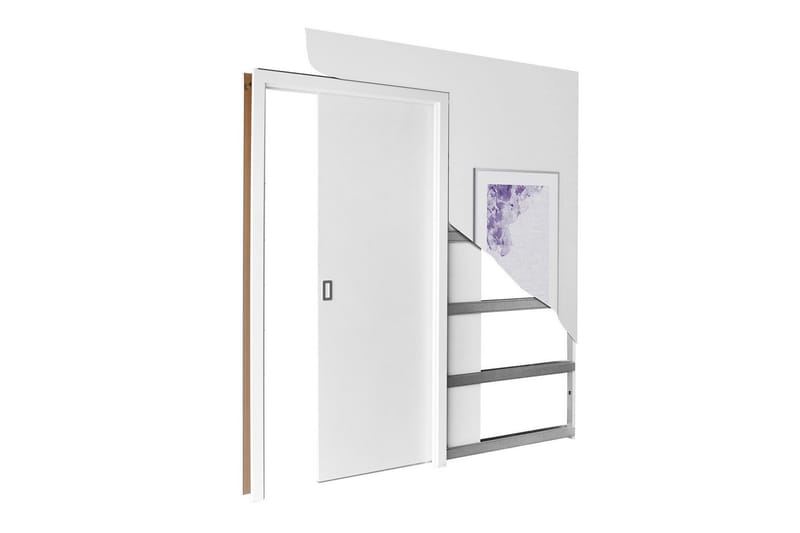 Clonmore Skydedør - Hvid - Hus & renovering - Byggeri - Dørre & porte - Skydedøre
