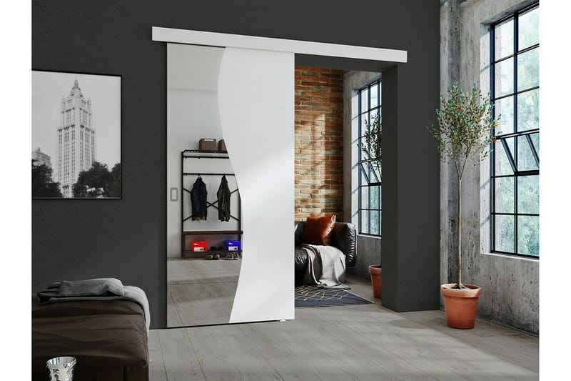 Clonmore Skydedør - Hvid - Hus & renovering - Byggeri - Dørre & porte - Skydedøre