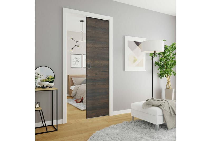 Clonmore Skydedør - Mørkebrun - Hus & renovering - Byggeri - Dørre & porte - Skydedøre