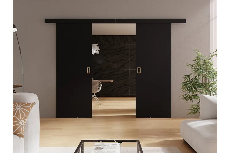 Clonmore Skydedør - Sort - Hus & renovering - Byggeri - Dørre & porte - Skydedøre