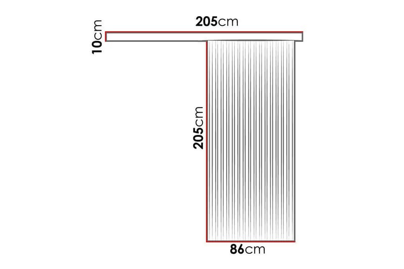 Clonmore Skydedør - Sort - Hus & renovering - Byggeri - Dørre & porte - Skydedøre