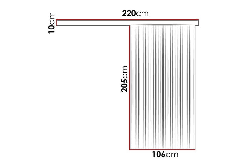 Clonmore Skydedør - Sort - Hus & renovering - Byggeri - Dørre & porte - Skydedøre