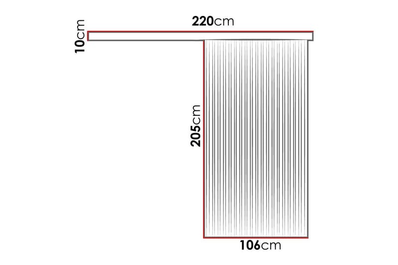 Clonmore Skydedør - Sort - Hus & renovering - Byggeri - Dørre & porte - Skydedøre
