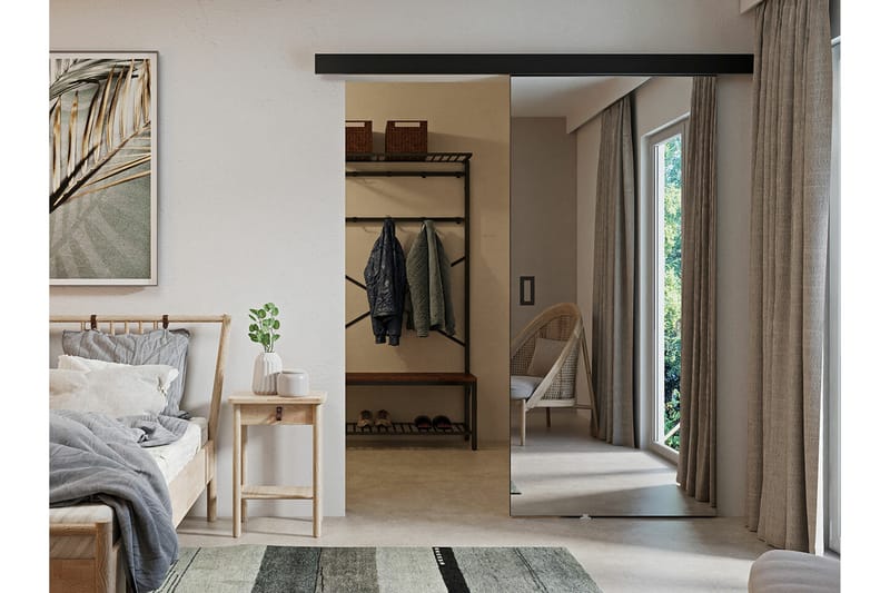 Clonmore Skydedør - Sort - Hus & renovering - Byggeri - Dørre & porte - Skydedøre