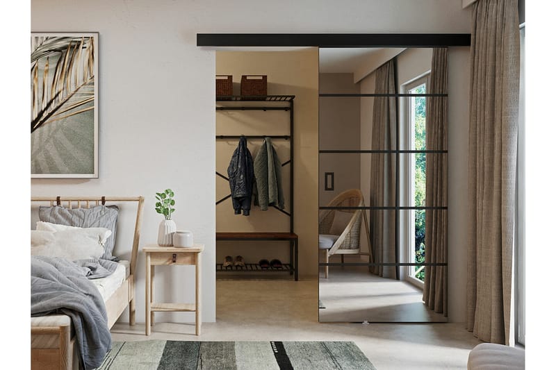 Clonmore Skydedør - Sort - Hus & renovering - Byggeri - Dørre & porte - Skydedøre