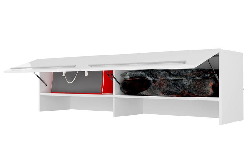 Concept Pro Opbevaringsskab 215x46x58 cm - Hvid - Opbevaring - Skab - Skabe