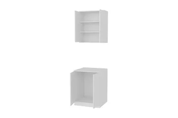 Decorotika Opbevaring Tøjvask - Hvid - Hus & renovering - Køkken & bad - Badeværelse - Badeværelsesmøbler - Vægskabe & højskabe