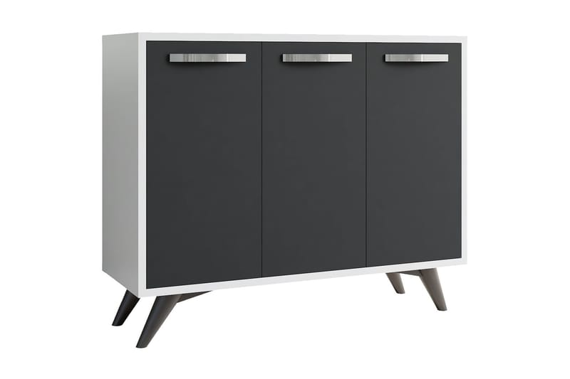 Desgrar Opbevaringsskab 100x82 cm, Hvid