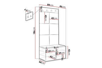Dunvegan Highboard Black - Opbevaring - Skab - Skabe