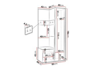 Dunvegan Highboard Black - Opbevaring - Skab - Skabe