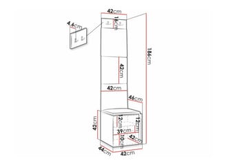 Dunvegan Highboard Black - Opbevaring - Skab - Skabe