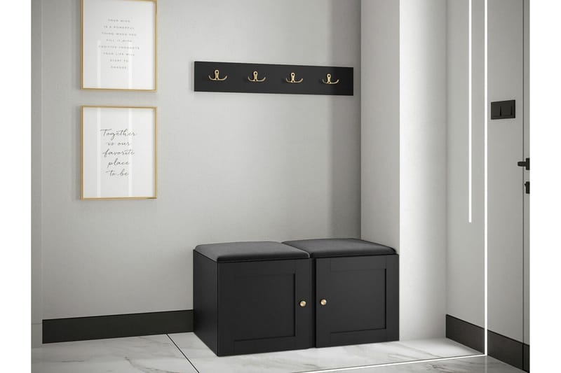 Dunvegan Highboard Black - Opbevaring - Skab - Skabe