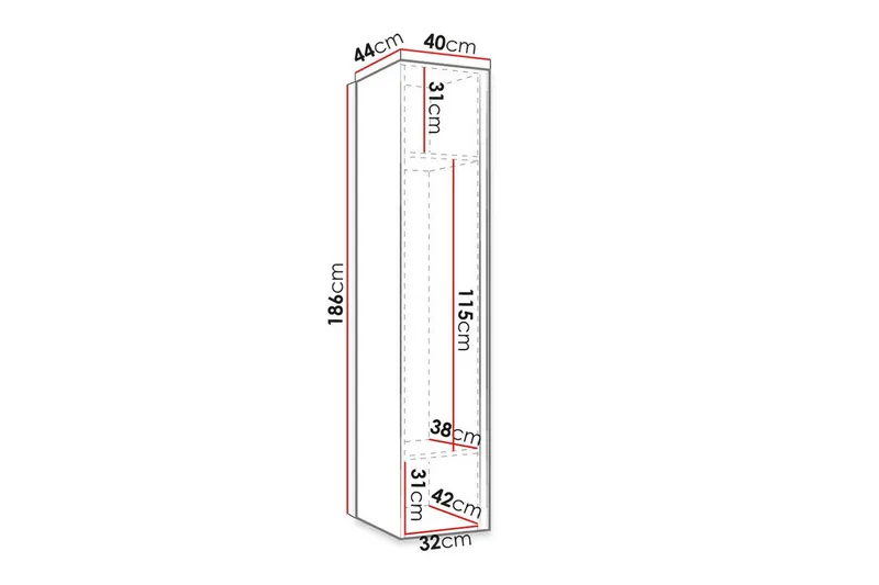 Dunvegan Highboard Black - Opbevaring - Skab - Skabe