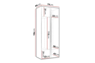 Dunvegan Highboard Black - Opbevaring - Skab - Skabe