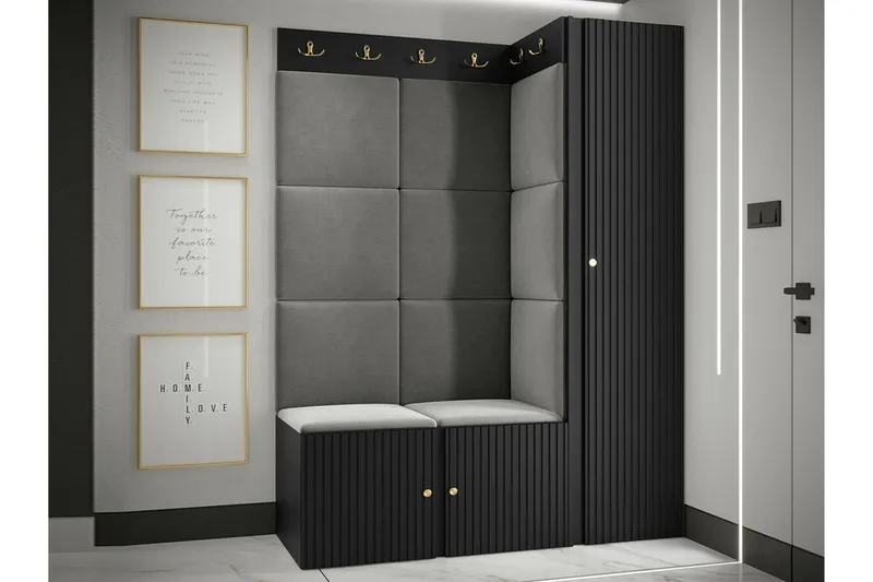 Dunvegan Highboard Black - Opbevaring - Skab - Skabe