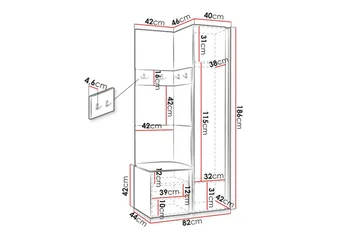 Dunvegan Highboard - Brun - Opbevaring - Skab - Skabe