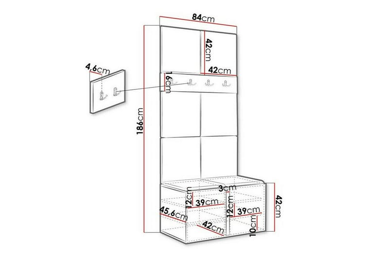 Dunvegan Highboard - Brun - Opbevaring - Skab - Skabe
