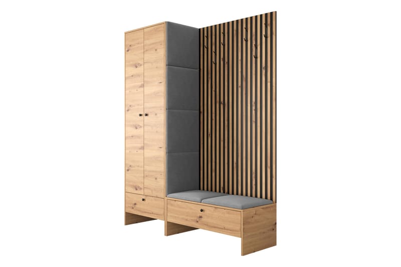 Dunvegan Highboard - Grå - Opbevaring - Skab - Skabe