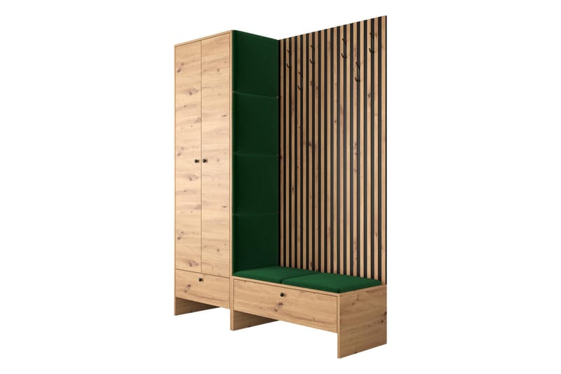 Dunvegan Highboard - Grøn - Opbevaring - Skab - Skabe