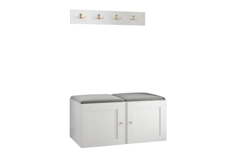 Dunvegan Highboard - Hvid - Opbevaring - Skab - Skabe