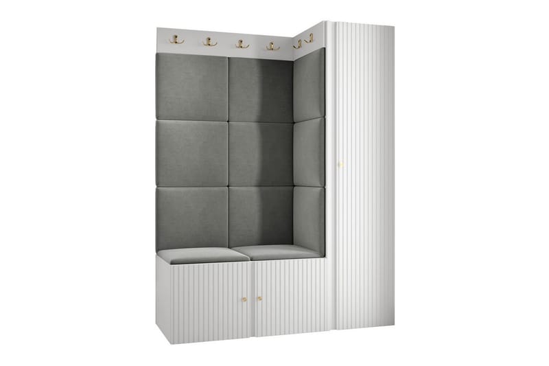 Dunvegan Highboard - Hvid - Opbevaring - Skab - Skabe