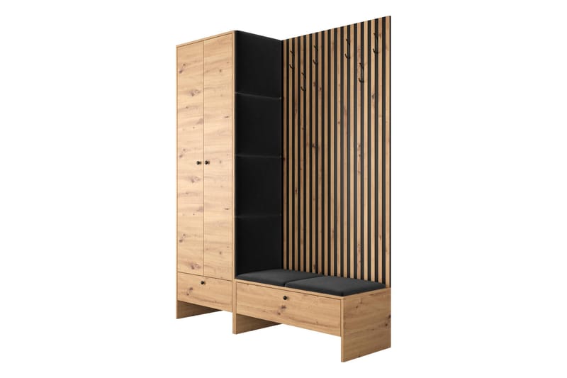 Dunvegan Highboard - Sort - Opbevaring - Skab - Skabe