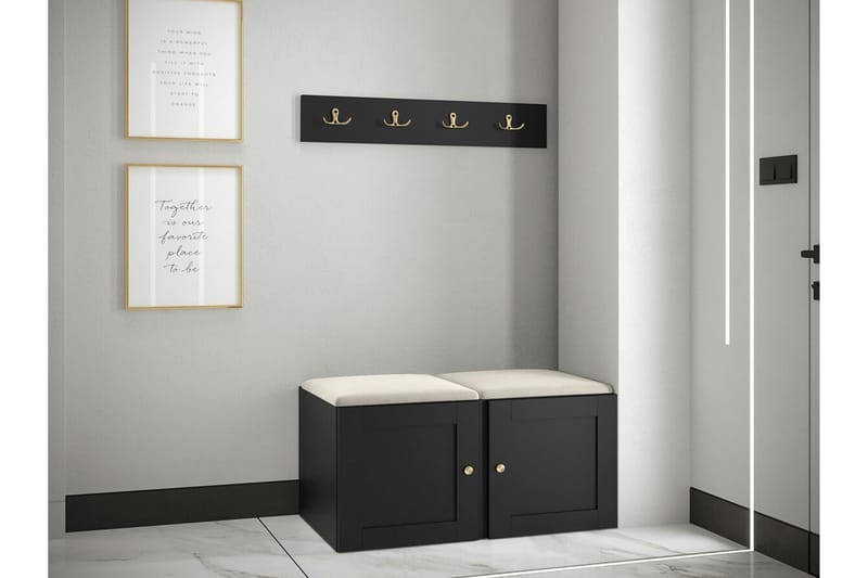 Dunvegan Highboard - Sort - Opbevaring - Skab - Skabe