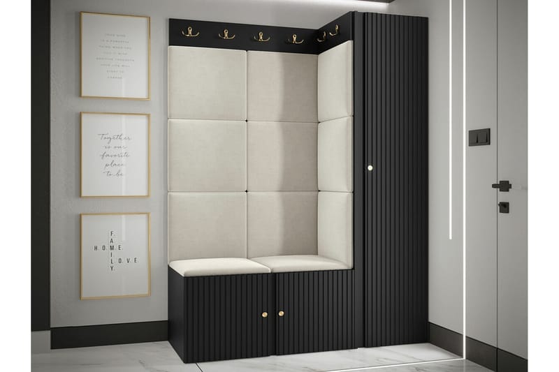 Dunvegan Highboard - Sort - Opbevaring - Skab - Skabe