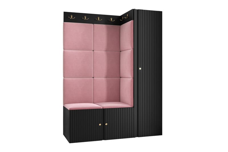 Dunvegan Highboard - Sort - Opbevaring - Skab - Skabe
