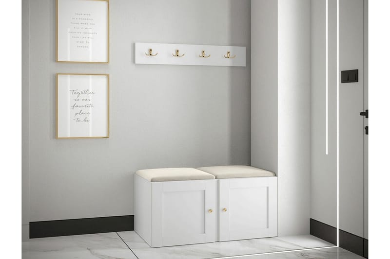 Dunvegan Highboard White - Opbevaring - Skab - Skabe