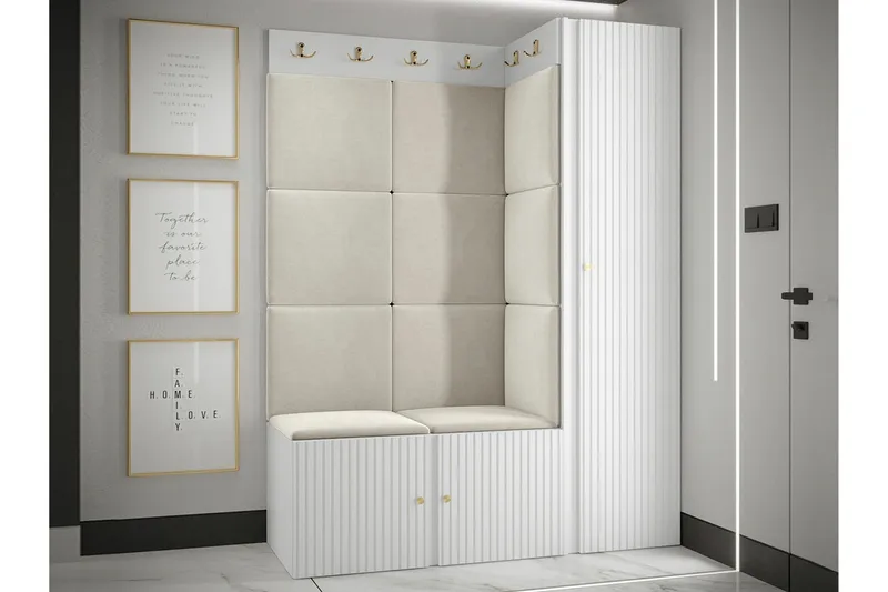 Dunvegan Highboard White - Opbevaring - Skab - Skabe