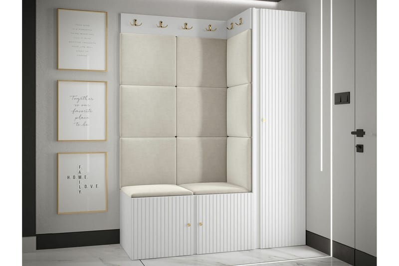 Dunvegan Highboard White - Opbevaring - Skab - Skabe