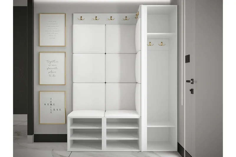 Dunvegan Highboard White - Opbevaring - Skab - Skabe