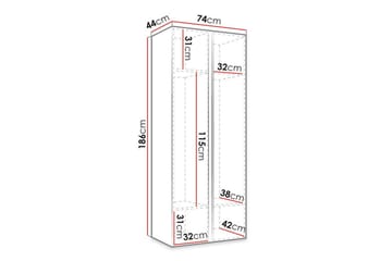 Dunvegan Highboard White - Opbevaring - Skab - Skabe