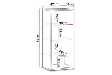 Ekomi Opbevaringsskab - Opbevaring - Skab - Skabe
