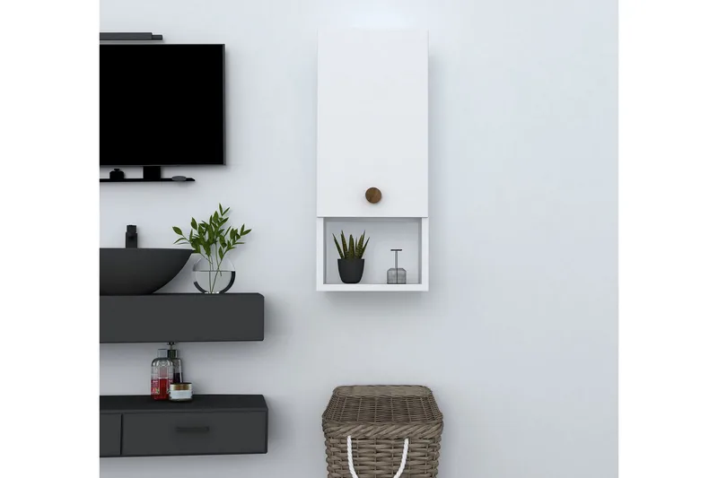 Estephen Badeværelsesskab 71 cm - Hvid - Hus & renovering - Køkken & bad - Badeværelse - Badeværelsesmøbler - Vægskabe & højskabe