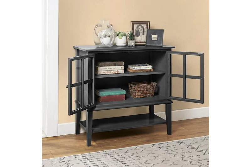 Franklin Opbevaringsskab 80x40 cm Sort - Dorel Home - Opbevaring - Skab - Skabe