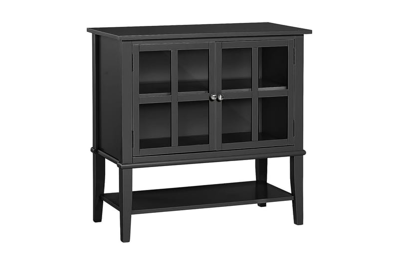 Franklin Opbevaringsskab 80x40 cm Sort, Dorel Home