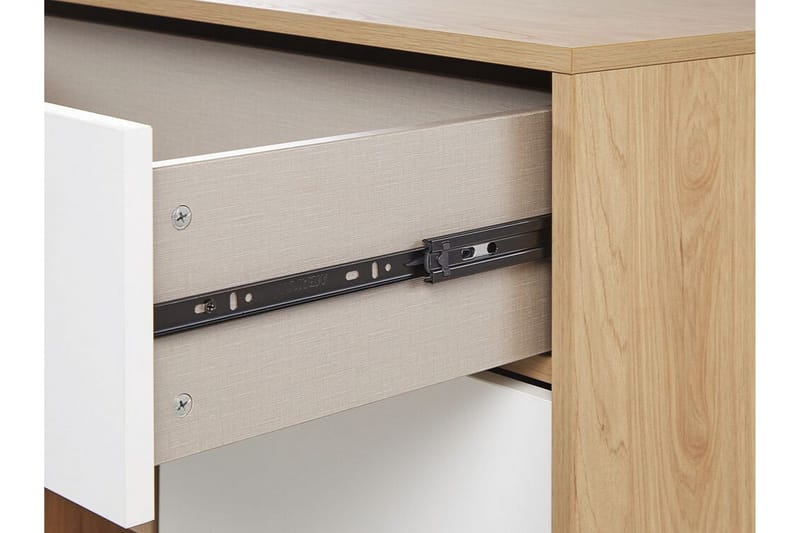 Germenata Skab 118x40 cm - Lyst Træ/Hvid - Opbevaring - Skab - Skabe