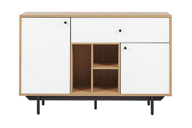 Germenata Skab 118x40 cm - Lyst Træ/Hvid - Opbevaring - Skab - Skabe